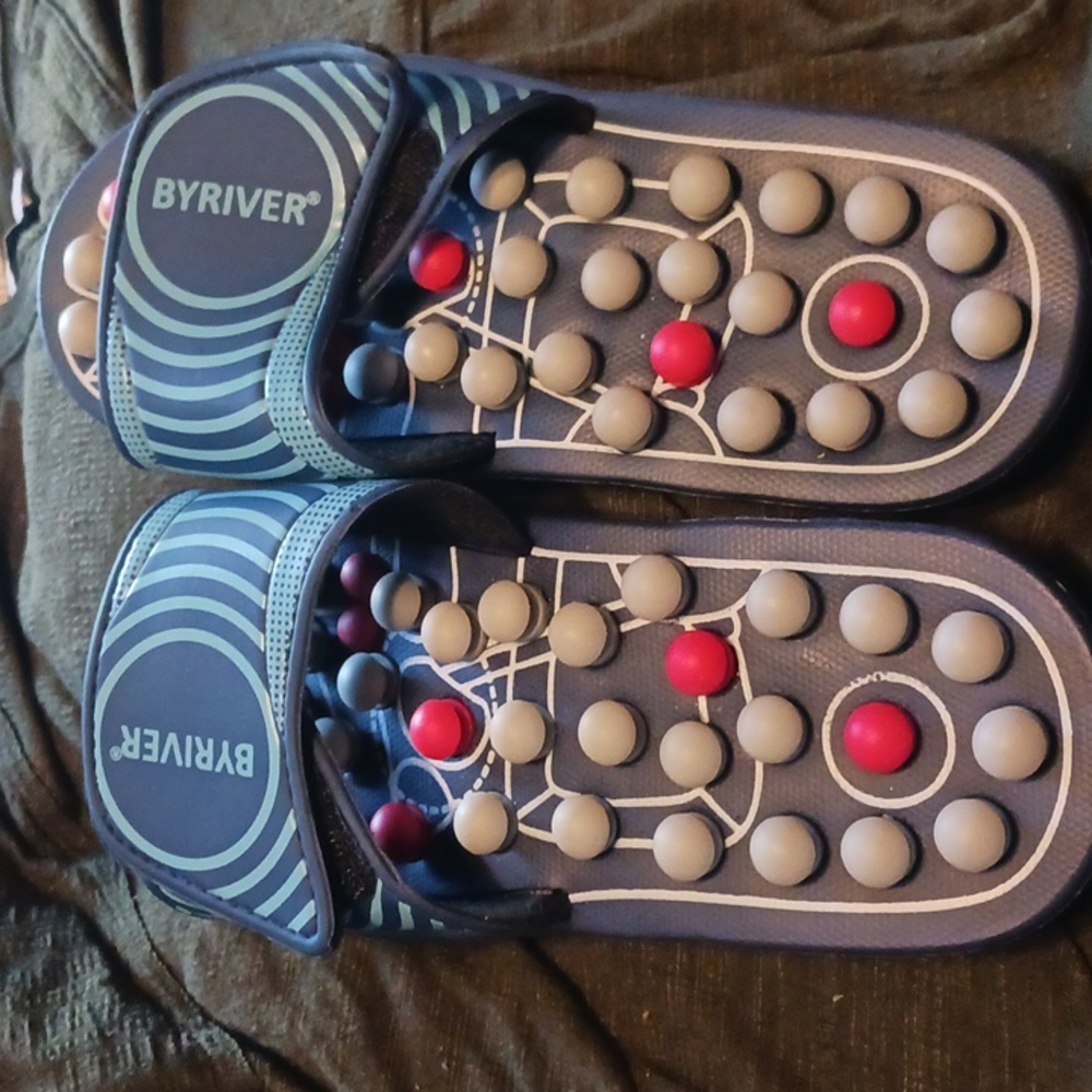 Byriver slippers for reflexology